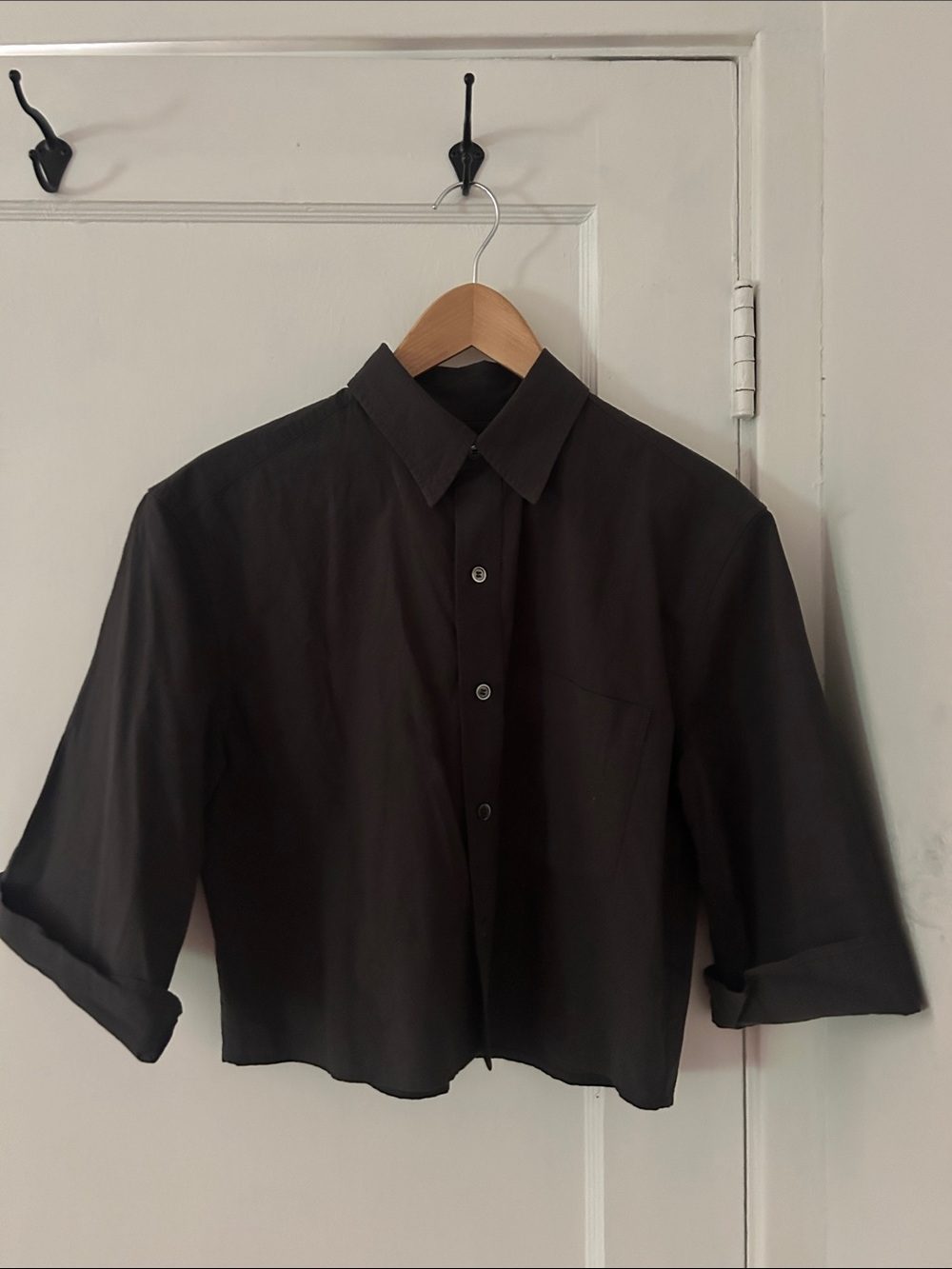 Buck Mason mainstay cropped button down - Picture 3 of 4